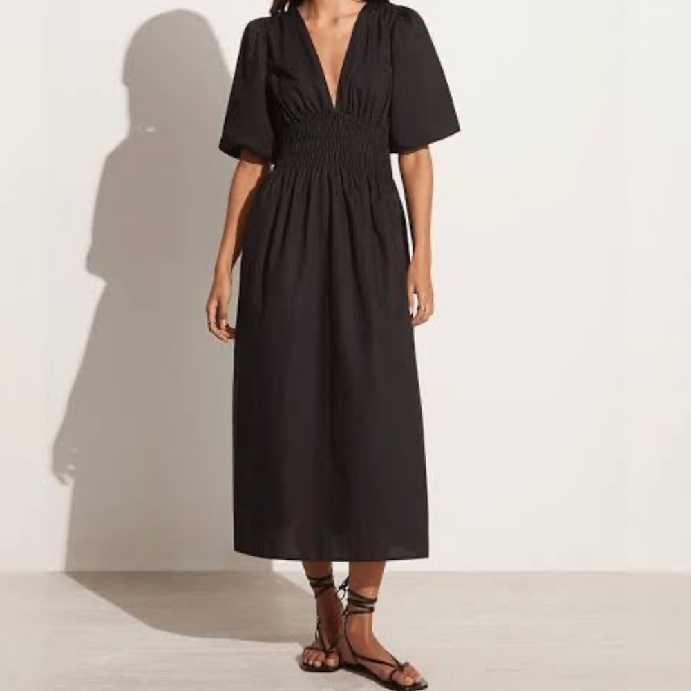Faithfull the Brand Black Maxi Dress